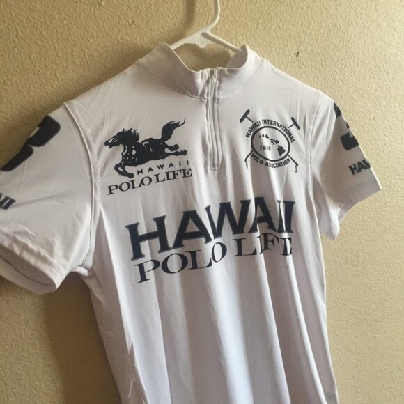Green Hawaii Hybrid Polo Jersey Tops - Picture 10 of 16